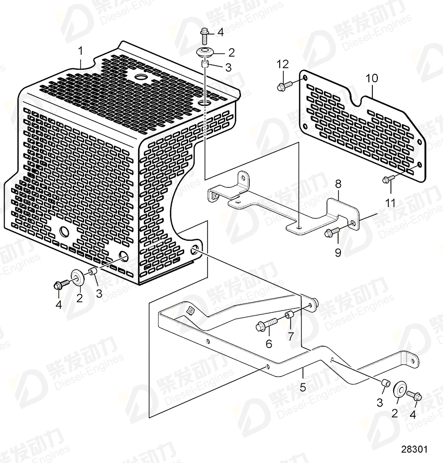 volvo penta Bracket 21865999 Drawing volvo penta Bracket 21865999 Drawing